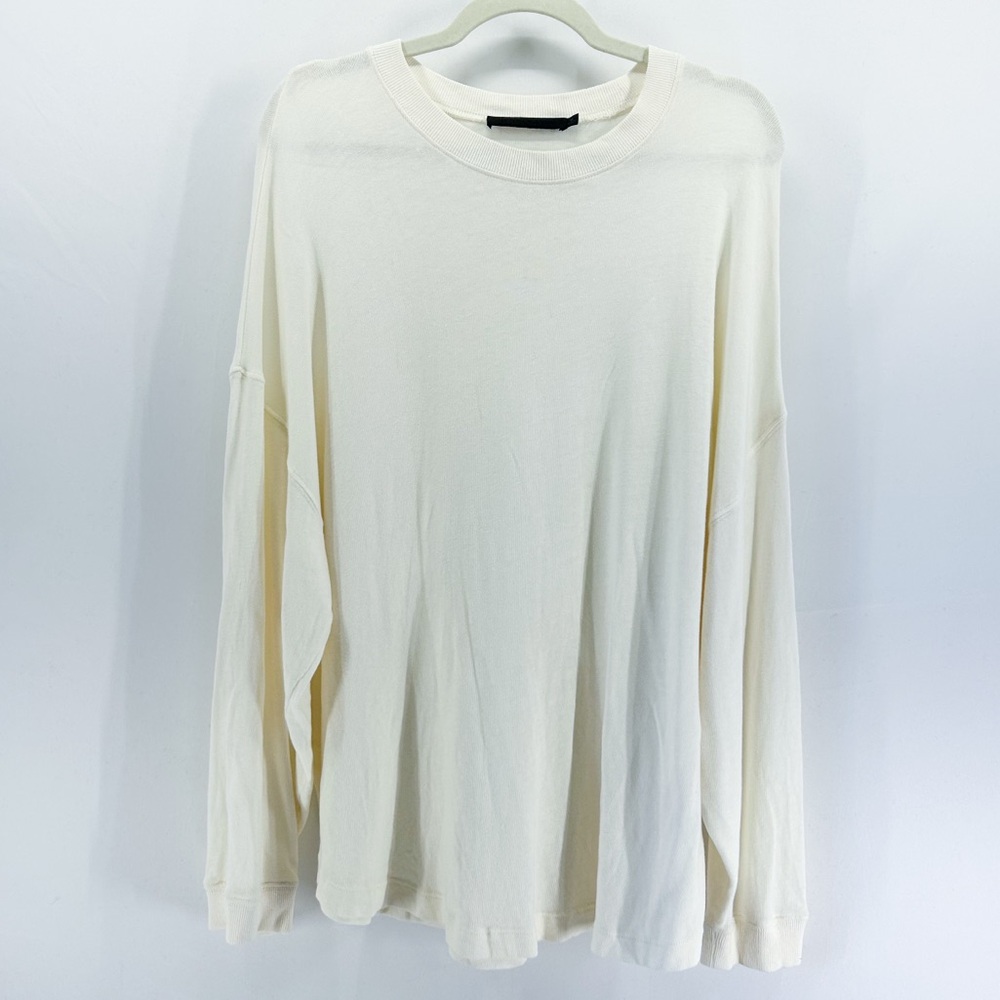 Jenni Kayne Cream Long Sleeve Tee